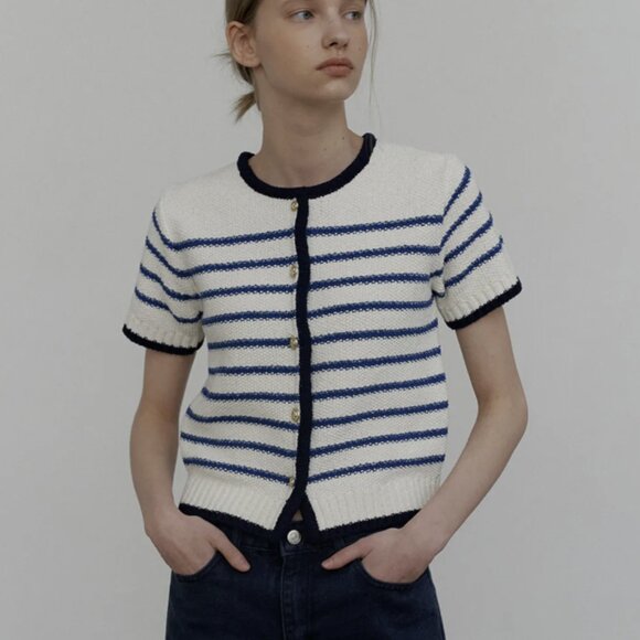URAGO Marine Half Cardigan - Picture 1 of 3
